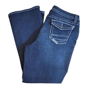 a.n.a Women's Boot Cut Jeans - Dark Blue